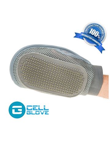 Pet Hair Remover Mitt  Gentle De-Shedding Brush
