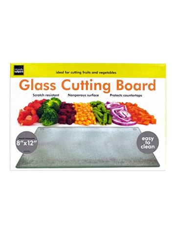 Small Glass Cutting Board - UU241 Sliver