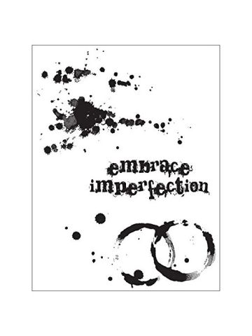 Tim Holtz Cling Stamps 7X8.5-Spills & Splatters