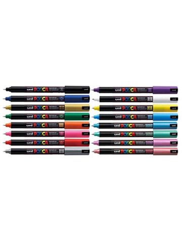 Assorted Colour Pack Paint Marker Pens Ultra Fine 0.7mm