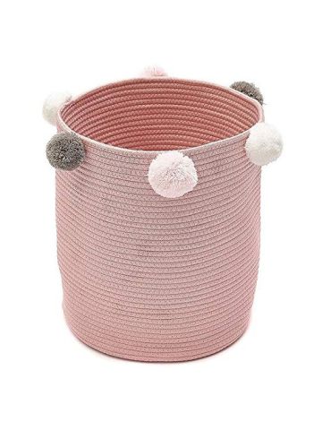 Ins Style Dirty Clothes Cotton Rope Storage Basket Hair Ball Storage Basket Laundry Basket