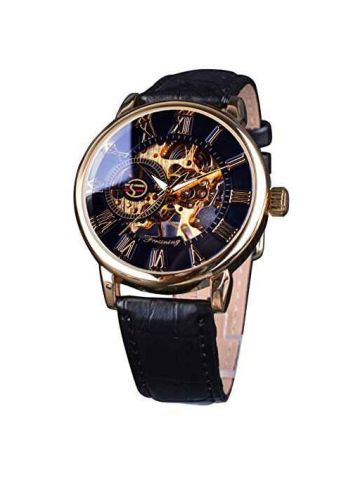 Forsining Royal Roman Number Men Watch Top Brand Luxury Skeleton Mechanical