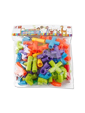 Pipeline Tunnel Blocks Diy Bricks Toys Kids Educational Toy