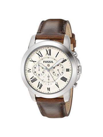 Fossil Q Grant Gen 1 Hybrid Brown Leather Smartwatch