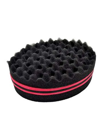 Big Holes Barber Hair Brush Sponge Dreads Locking Twist Afro Curl Coil Wave Hair Care Tool Random Color