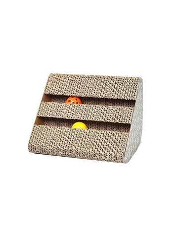 Funny Corrugated Paper Pet Cat Scratch Board Toy Kitten Claw Scratching Pad
