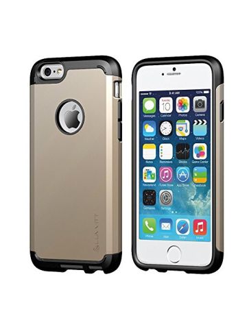 Luvvittâ® Ultra Armor Double Layer Shock Absorbing Gold IPhone 6 Case Cover