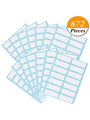 Kenkio 672 Pieces File Folder Labels Name Label Filing Envelopes