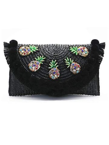 Y&D Straw Bag, Crossbody Bag, Handbag, Banquet Bag B07Q48S6VD
