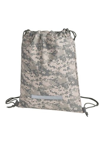 Heavy Duty Drawstring Backpack Digital Camouflage Army Navy Military