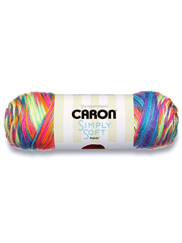 Simply Soft Paints Yarn Rainbow Bright  Pack Of 3