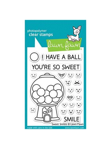 Lawn Fawn Clear Stamps 3X4 Sweet Smiles