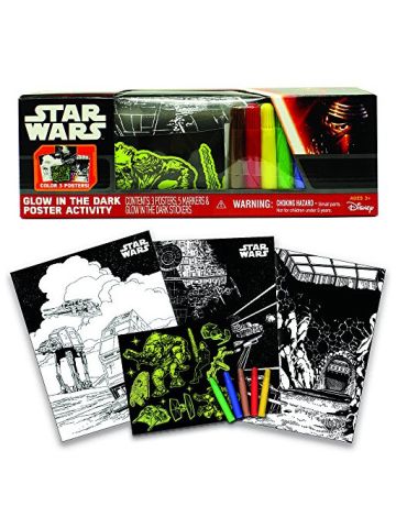 Star Wars Glow In The Dark Poster Activity Play Set
