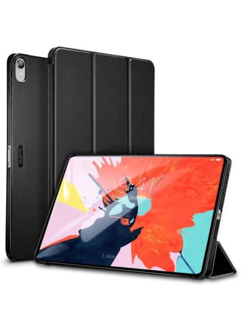 Apple Ipad Pro 11 2018 Esr Yippee Color Series Pu Leather Slim-Fit Lightweight Trifold Stand Smart Case Cover - Black