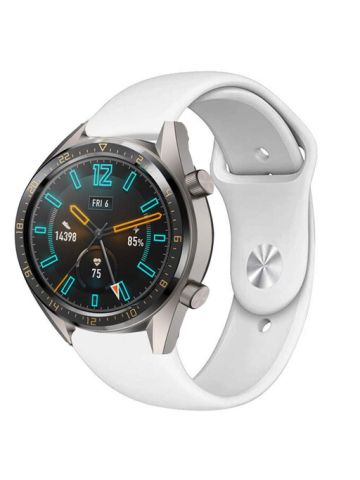 Smart Watchband Silicone Sports Replacement Watch Band Wriststrap for Huawei Watch Gt Smartwatch White