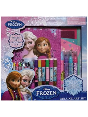 1 X Frozen Deluxe Art Set Will Give Hours Of Creative Fun! By Disney