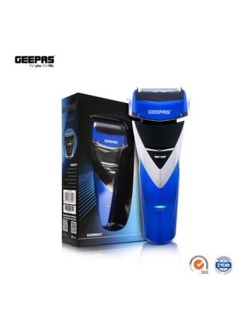 Geepas Electric Cordless Rechargeable Shaver Trimmer Wet & Dry Shaving