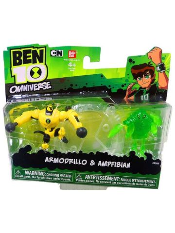 Ben 10 Ultimate Alien Mini Action Figure - Armodrillo/AmpFibian