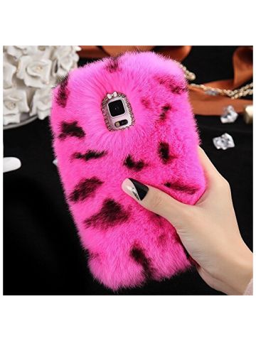 FLOVEME Plush Crystal Bling Diamond Cute Bowknot Back Cover For Xmas Gift