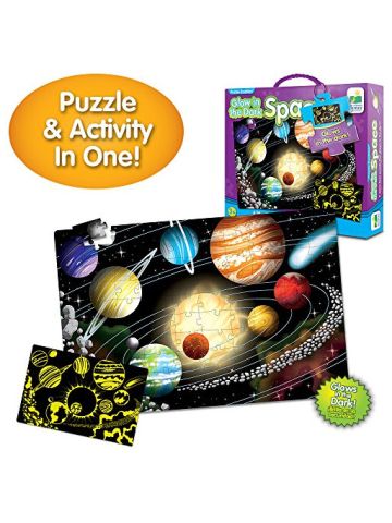 Learning Journey The 782545 Doubles Glow In The Dark Space Puzzle