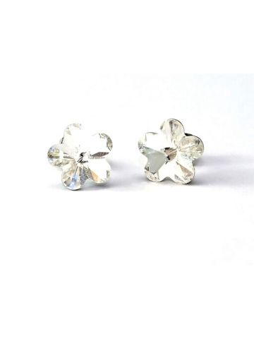 Bio Etic Bijoux Italy Earring Flower 10mm Crystal, Bioetic