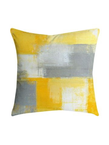 Pineapple Leaf Yellow Pillow Case Sofa Car Waist Throw Cushion Cover Home Decor