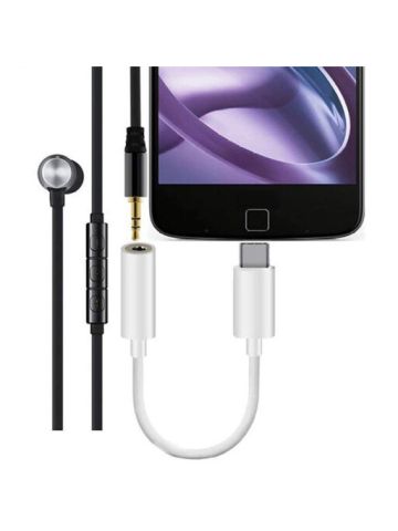 Xiaomi Mi Type C To 3.5Mm Audio Port Adaptor Converter Cable White