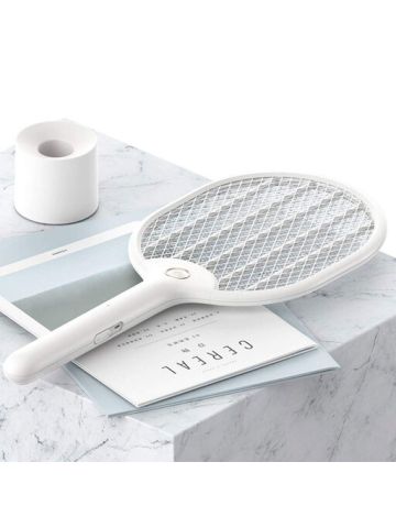 Electric Mosquito Swatter Tennis Bat Racket Insect Fly Bug Wasp Swatter