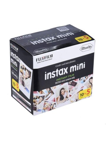 Fujifilm Instax Mini 50 Sheets White Film Photo Paper
