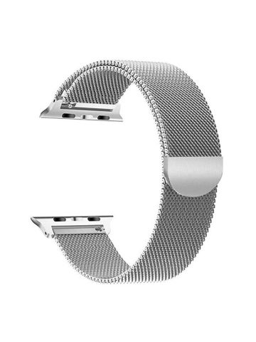 Milanese Loop for Apple Watch 44 Mm 42 Mm, Stainless Steel Alloy Replacement Watch Band for Iwatch Series 4/3/2/1