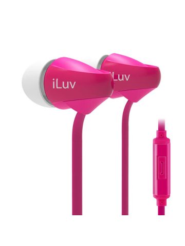 iLuv Ppmintspk Peppermint Talk In-Ear Earbuds With Microphone