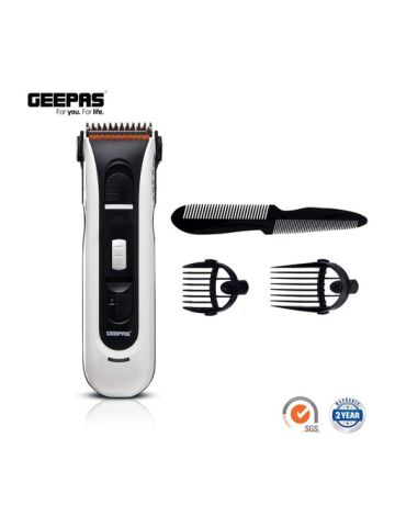 Geepas Cordless Rechargeable Hair Clipper Trimmer Beard Shaver Machine for Men