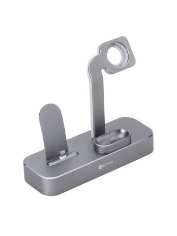 3 In 1 iPhone Aluminum Desktop Docking Station For Apple iPhone X / 8/8 Plus / 7/7 Plus