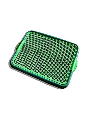 Anypet Dog Puppy Cat Pet Potty Indoor Training Toilet, Green
