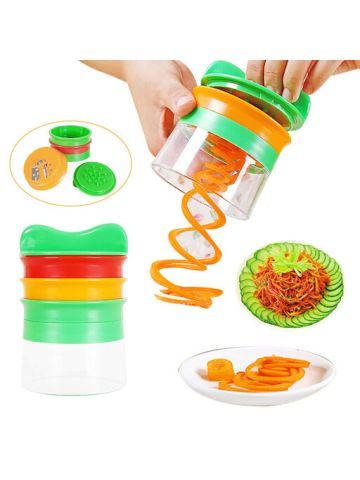 Spiral Vegetable Fruit Slicer Cutter Grater Twister Peeler Kitchen Gadgets Tools
