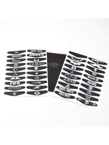 40 Pcs/set Led Light Bar Decal Skin Stickers for Ps4 Playstation 4 Controller