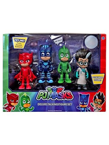 Pj Mask Poseable Deluxe Talking Figure Set