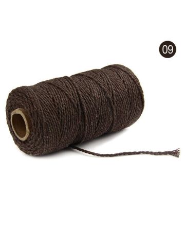 100 M Long/100 Yard Pure Cotton Twisted Cord Rope Crafts Macrame Artisan String