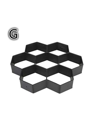 Gardening 8/9 Grids Pathmate Stone Mold Paving Concrete Stepping Pavement Paver