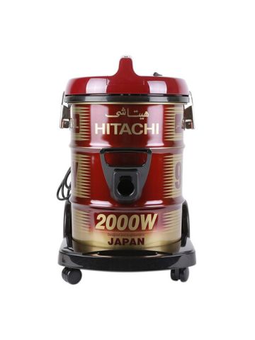 Hitachi CV950Y24CBSWR 18 Liter Corded Canister Vacuum Cleaner Red