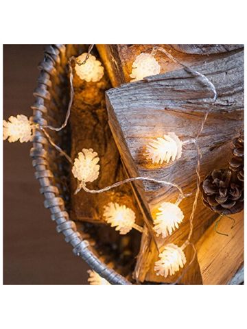 Floveme 20 LED  White Lovely Echinacea Stylish Fairy String Lights
