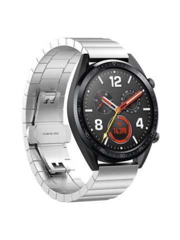Smart Watchband Stainless Steel Bracelet Quick Replacement Watch Band Strap for Huawei Watch Gt Silver