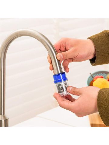Activated Carbon Front-Loading Water Clean Filter Tap Purifier Head Kitchen
