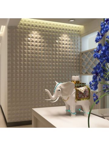 New Pe Foam 3 D Self-Adhesive Wall Stickers Decor Tile Waterproof Wall Sticker WH