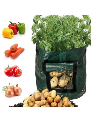 Diy Potato Grow Planter Pe Cloth Planting Container Bag Thicken Garden Pot
