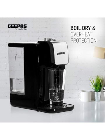 Geepas 2600W Instant Hot Water Dispenser, 2.2L Capacity