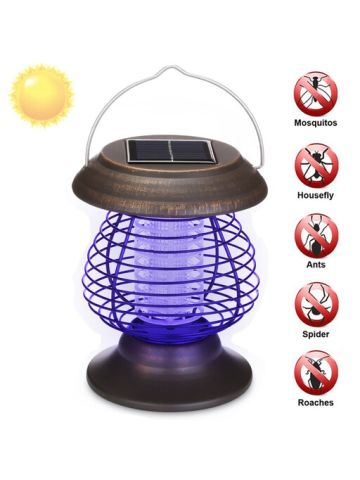 Solar Powered Portable Electric Mosquito Lamp Mosquito Killer Lamps Solar Bug Za