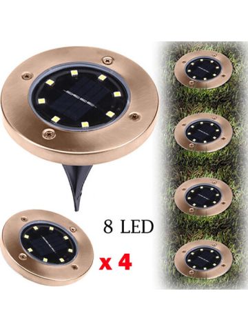 Led Solar Power Buried Light Under Ground Lamp Outdoor Path Way Garden Deckin