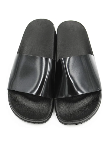 Y&D Comfortable Soft Slippers For Women- Black