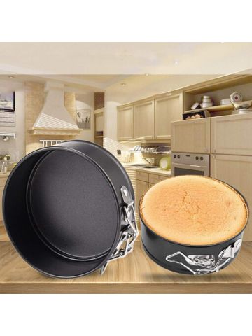 Mini Round Cake Tin Non Stick Spring Form Loose Base Baking Pan Tray
